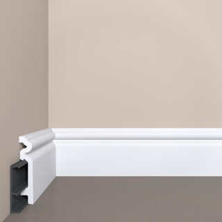 Плинтус напольный XPS Polymer «Белло Деко» П14 90-19 с монтажной планкой - Интернет-магазин напольных покрытий, Екатеринбург