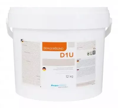 Однокомпонентный дисперсионный клей для ПВХ, резиновых и текстильных покрытий, винила, линолеума «BergerBond D1U» 14кг - Интернет-магазин напольных покрытий, Екатеринбург